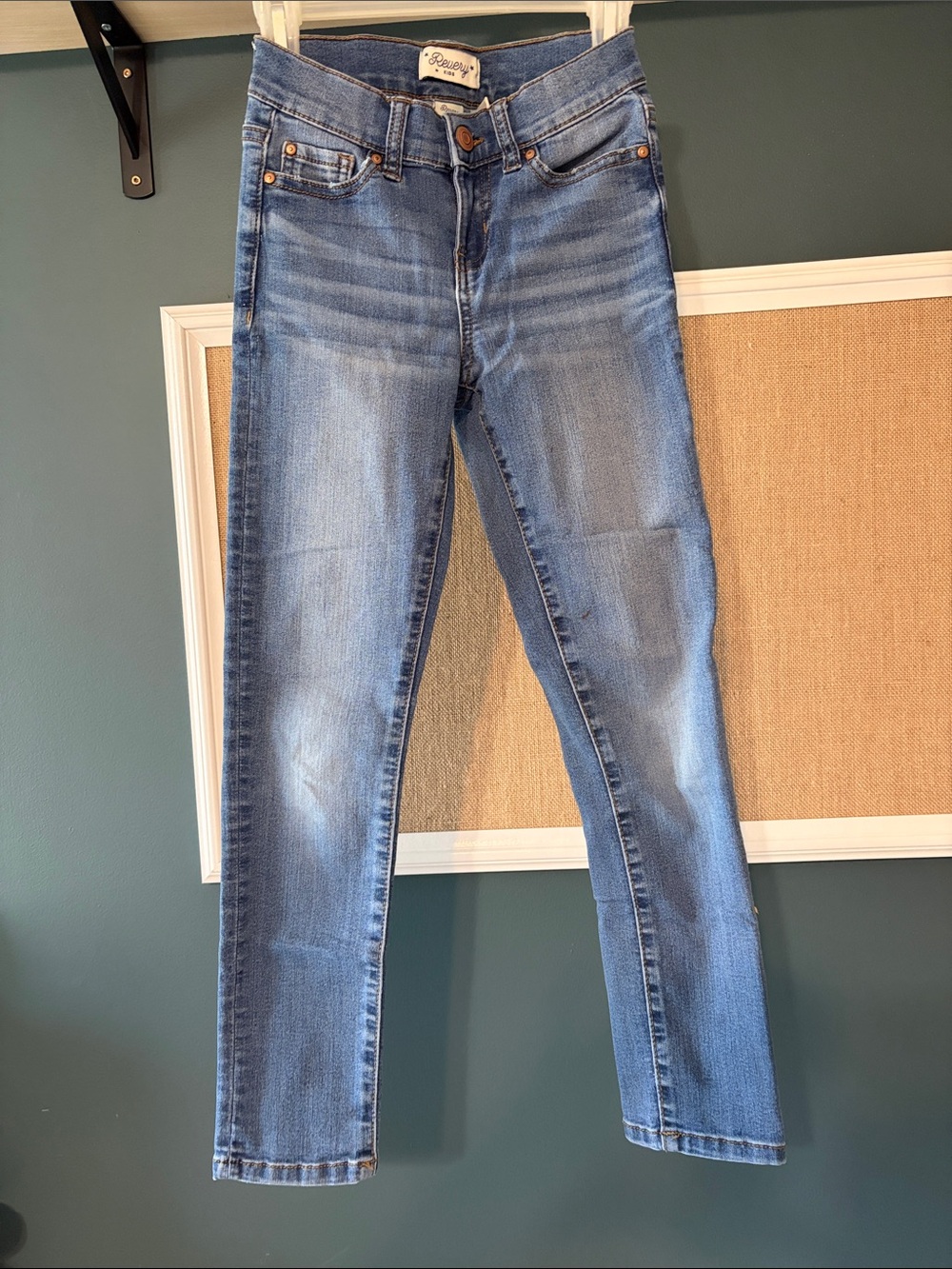 Girls Light Blue Skinny Jeans - Unknown Brand